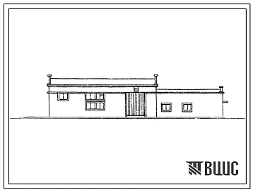 Типовой проект 705-2-23 Склад для хранения аммиачной селитры и ядохимикатов емкостью 93т.