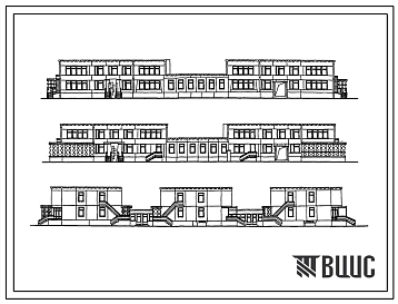 Типовой проект 211-2-176 Детские ясли-сад на 320 мест. Для строительства в IВ климатическом подрайоне, II и III климатических районах.