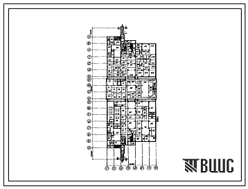 Типовой проект В-IV-225-80(2) Заглубленное здание вспомогательного назначения, (размеры убежища 99,2м на 42м, режимы вентиляции 1,2).