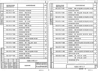 Выпуск 2-7 Колонны для зданий с высотой этажей 4,8; 4,8 (6,0) и 3,6 (4,8) м. Рабочие чертежи