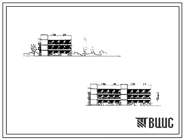 Типовой проект 244-04-61с Летние спальные корпуса на 54, 108 и 216 мест для туристских баз