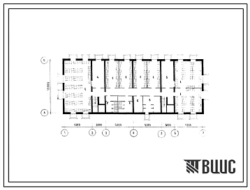 Типовой проект Б-2-410(114-52-184с) Мероприятия по второму использованию хозяйственно-бытовых помещений подвального этажа(дом 3 этажный на 18 квартир), (убежище на 410 человек, размеры убежища 31,2м на 12м, режимы вентиляции 1,2).