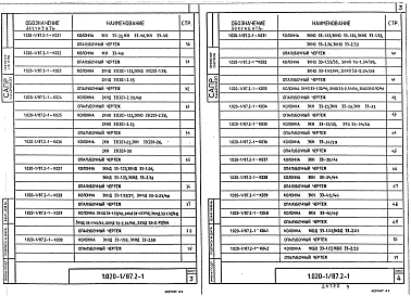 Выпуск 2-1 Колонны для зданий с высотой этажа 3,3 м. Рабочие чертежи