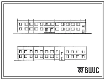 Типовой проект 241-5-135-78 2-этажный спальный корпус на 80 мест (для пионерского лагеря-базы отдыха на 400/300 мест). Для строительства в 1В климатическом подрайоне, 2 и 3 климатических районах.