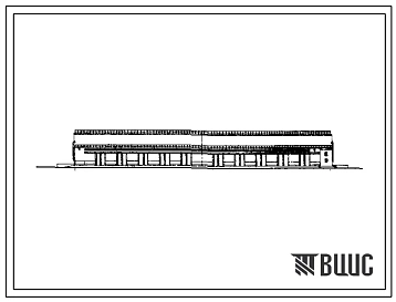 Типовой проект 701-3-2 Двухпролетный неотапливаемый бескрановый склад, с пролетами 24 м для хранения штучных материалов.