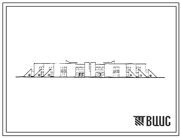 Типовой проект 214-1-284.84 Детские ясли–сад на 280 мест. Здание двухэтажное. Стены из кирпича.