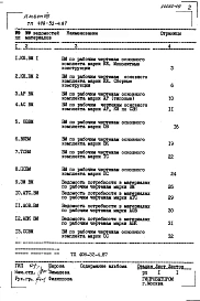 Альбом 8 Ведомость потребности в материалах (В.М.)