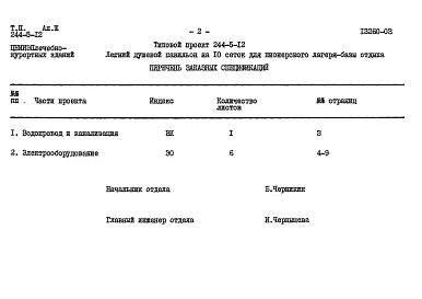 Альбом 3 Заказные спецификации