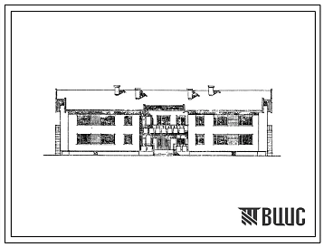 Типовой проект 164-24-164.83 Двухэтажное общежитие на 52 человека для рабочих и служащих