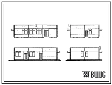 Типовой проект 252-9-95с.83 Пищеблок кардиологического диспансера на 120 коек. Сейсмичность 7, 8, 9 баллов. Здание одноэтажное. Каркас сборный железобетонный серии ИИС-04. Стены из легкобетонных панелей.