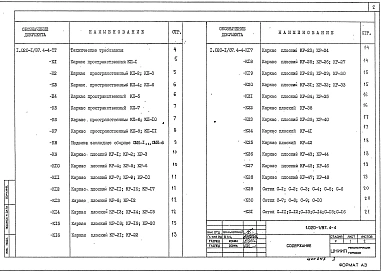 Выпуск 4-4 Диафрагмы жесткости плоские. Арматурные и закладные изделия. Рабочие чертежи