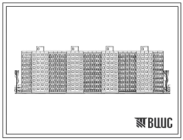 Типовой проект 1-464Д-97 Девятиэтажный четырехсекционный дом на 144 квартиры (двухкомнатных 54, трехкомнатных 90). Для строительства во II и III строительно-климатических зонах.